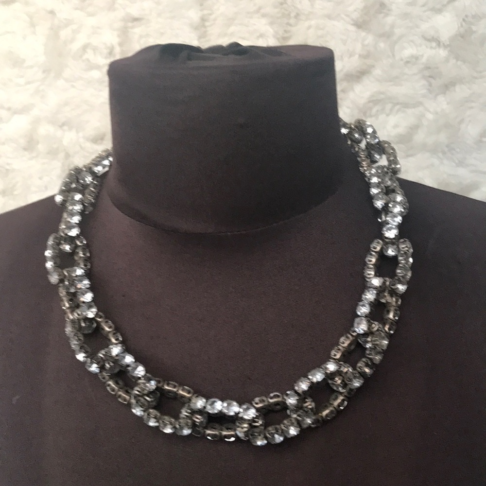EUC J. Crew Rhinestones Knotted Necklace